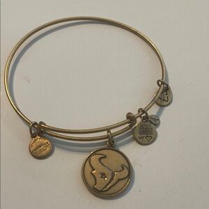 Buy 2 get one free Alex and Ani Houston Texans Gold Charm Bracelet